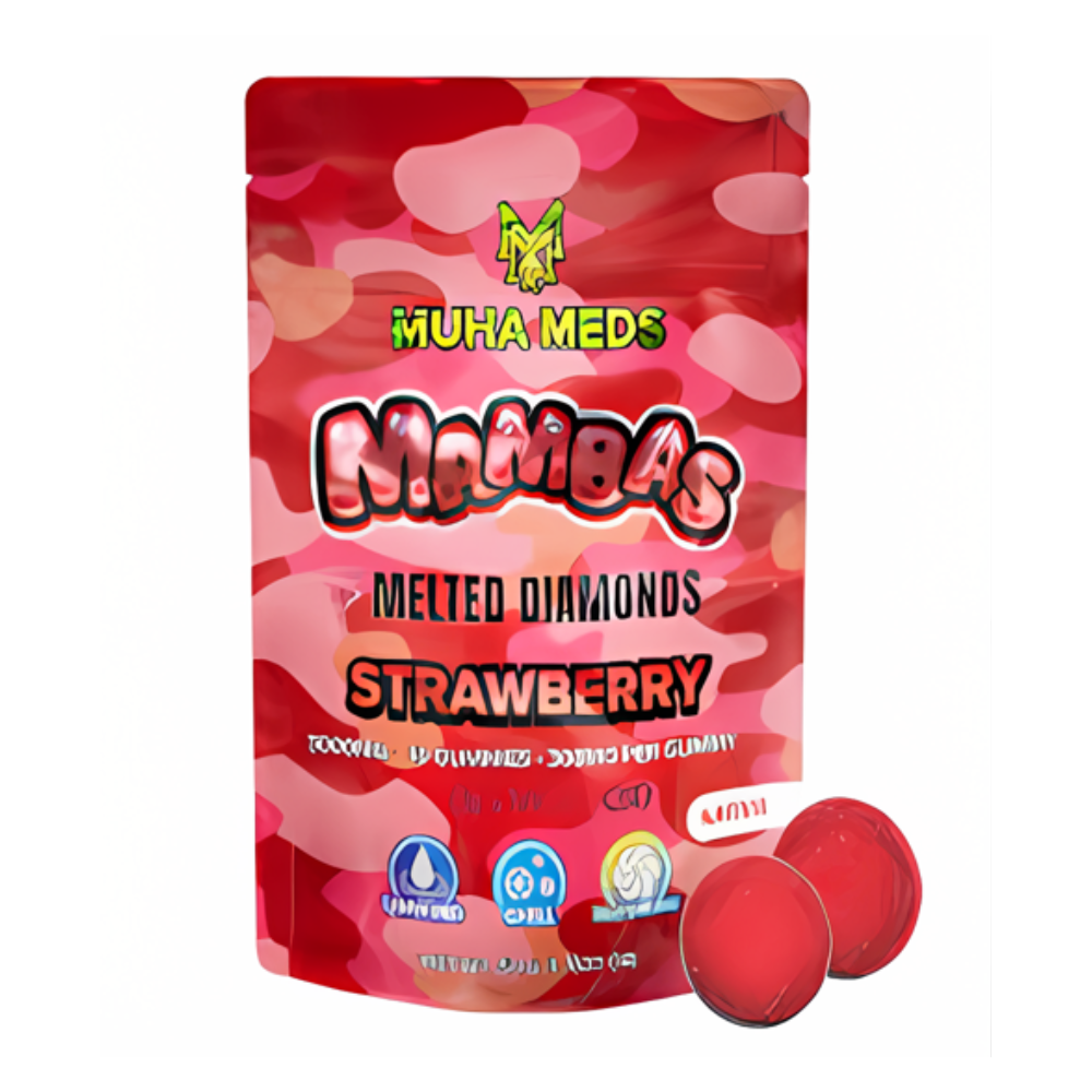 MUHA MEDS MAMBAS MELTED DIAMOND 3000MG GUMMIES - PACK OF 10