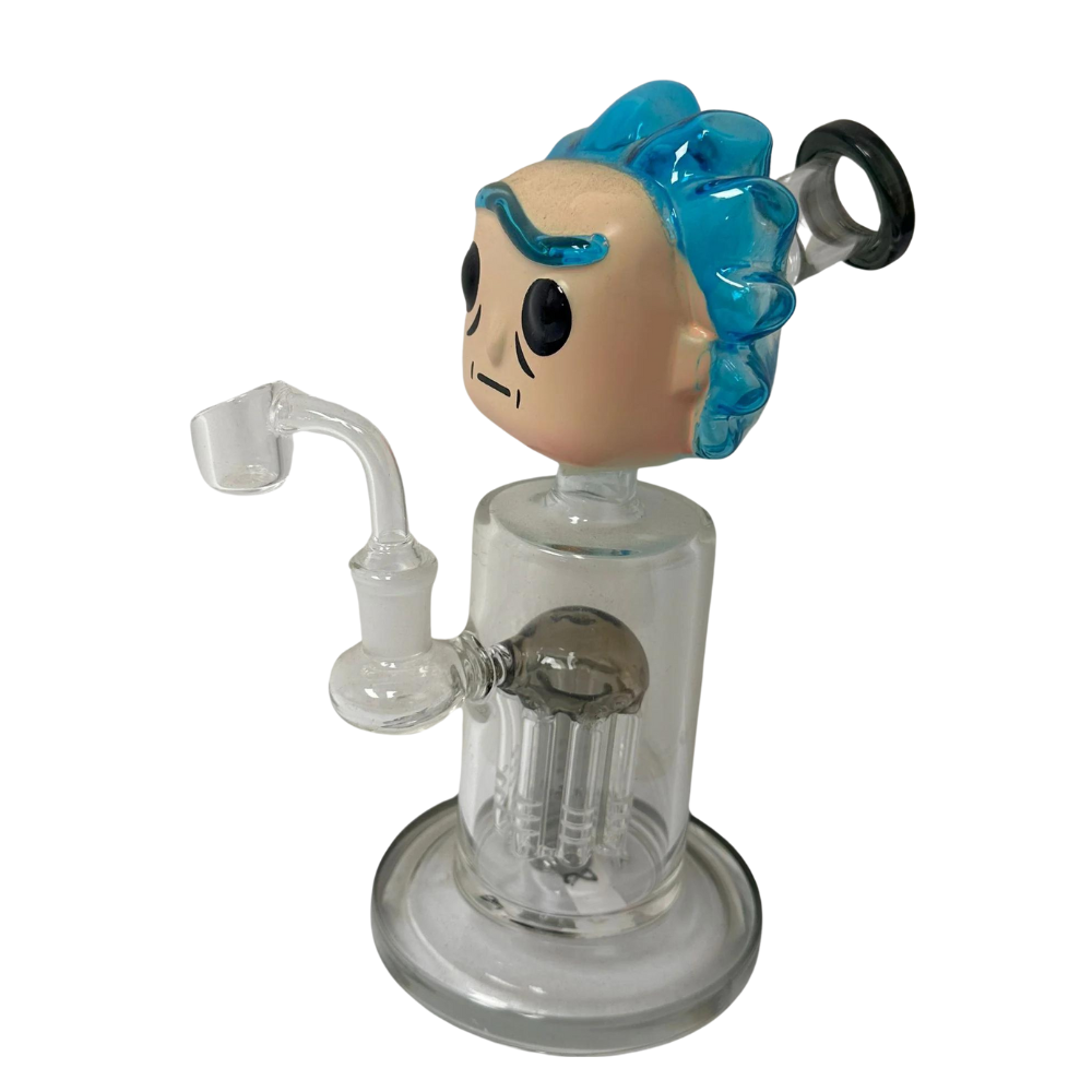 8.5 INCHES CAPTAIN AMERICA GLASS TREE PERCOLATOR WATER PIPE (WP8)