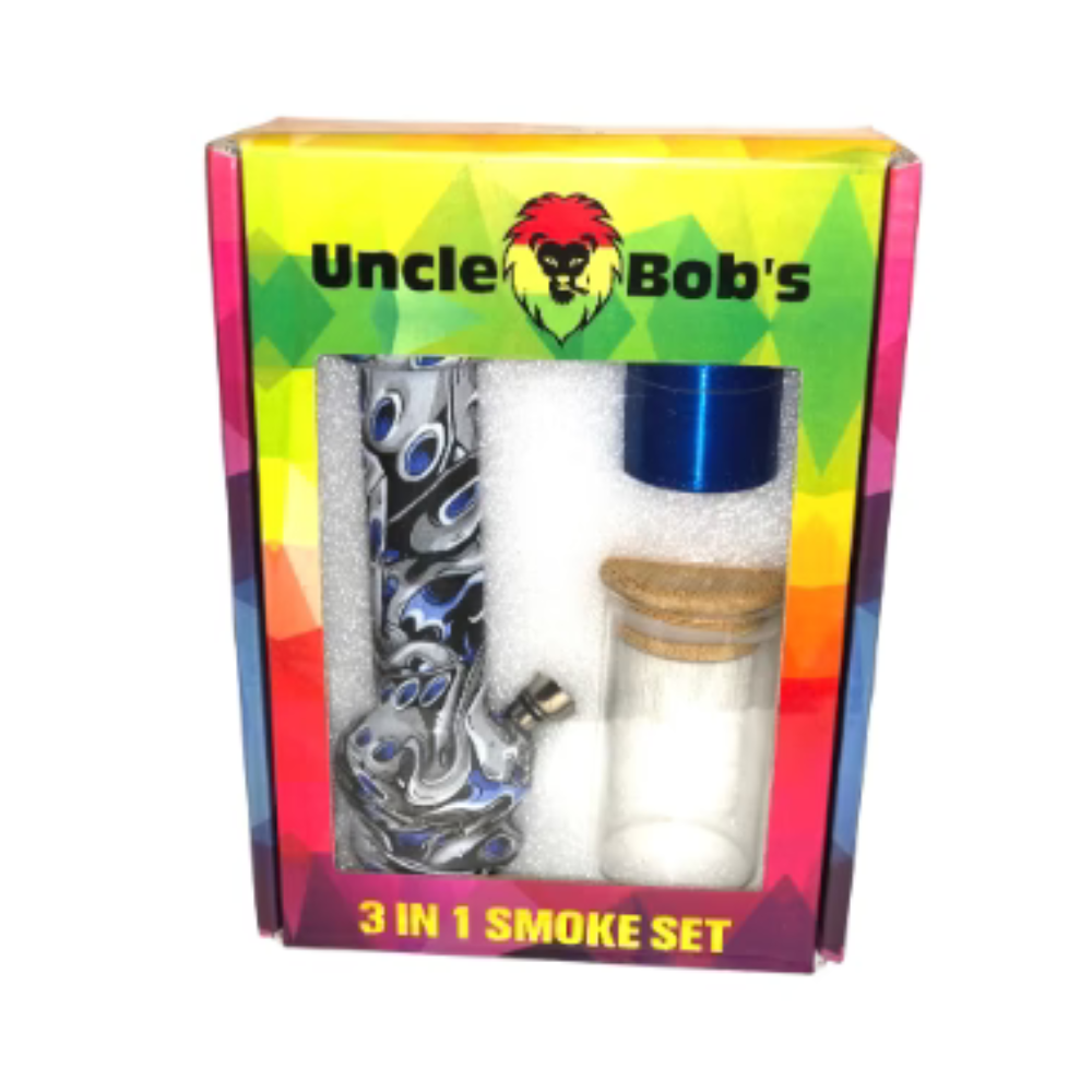 UNCLE BOB 3 IN 1 SMOKE SET ASSORTED