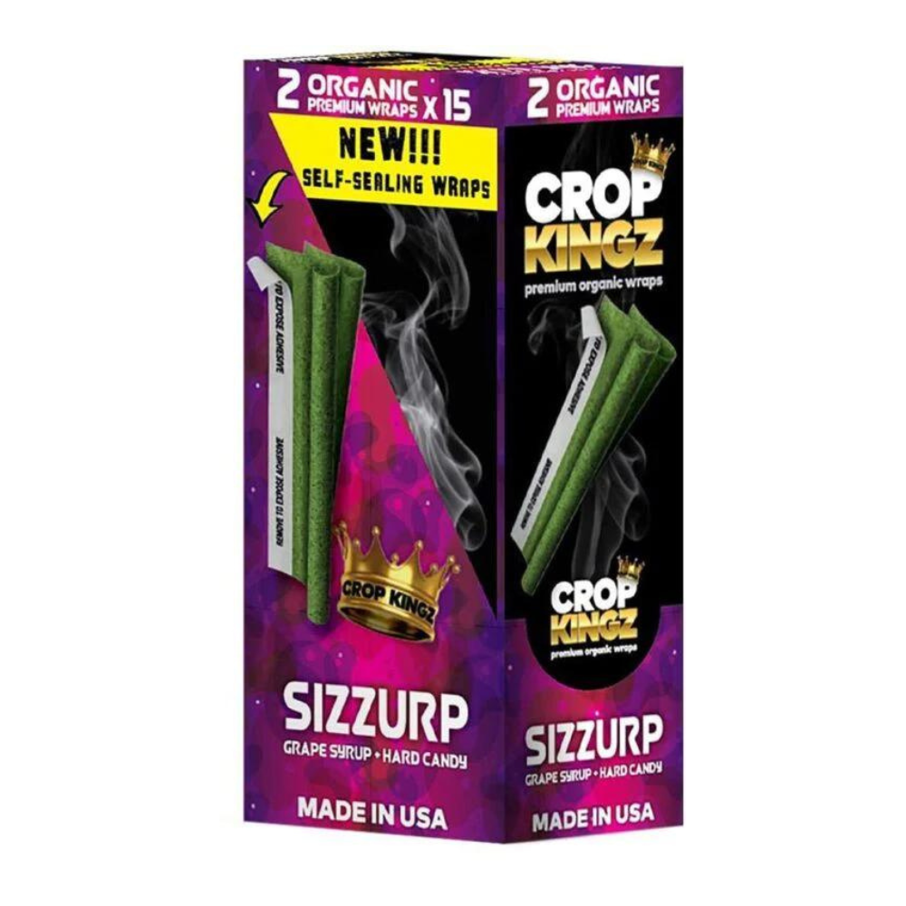 CROP KINGZ PREMIUM ORGANIC WRAPS - PACK OF 15