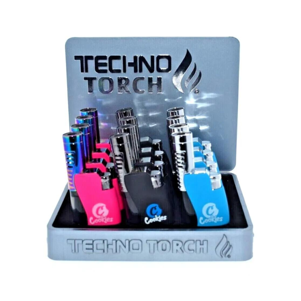 TECHNO TORCH COOKIES SINGLE FLAME TORCH - PACK OF 12
