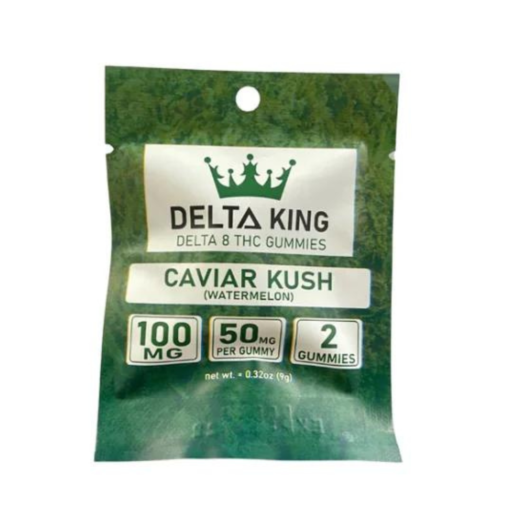 DELTA KING DELTA 8 2-CT GUMMIES 100 MG - PACK OF 12