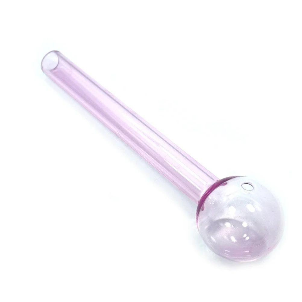 6 INCHES PINK GLASS OIL BURNER ASSORTED - PACK OF 15