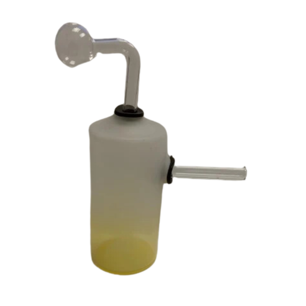 6 INCHES ART GLASS WORK GREEN BOB MARLEY OIL BURNER PIPE ASSORTED