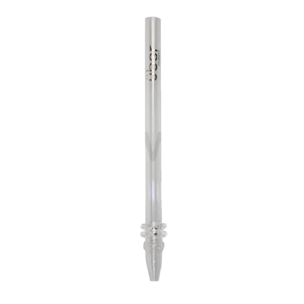 7.5 INCHES UBER GLASS NECTAR COLLECTOR QUARTZ STRAW ASSORTED - PACK OF 6