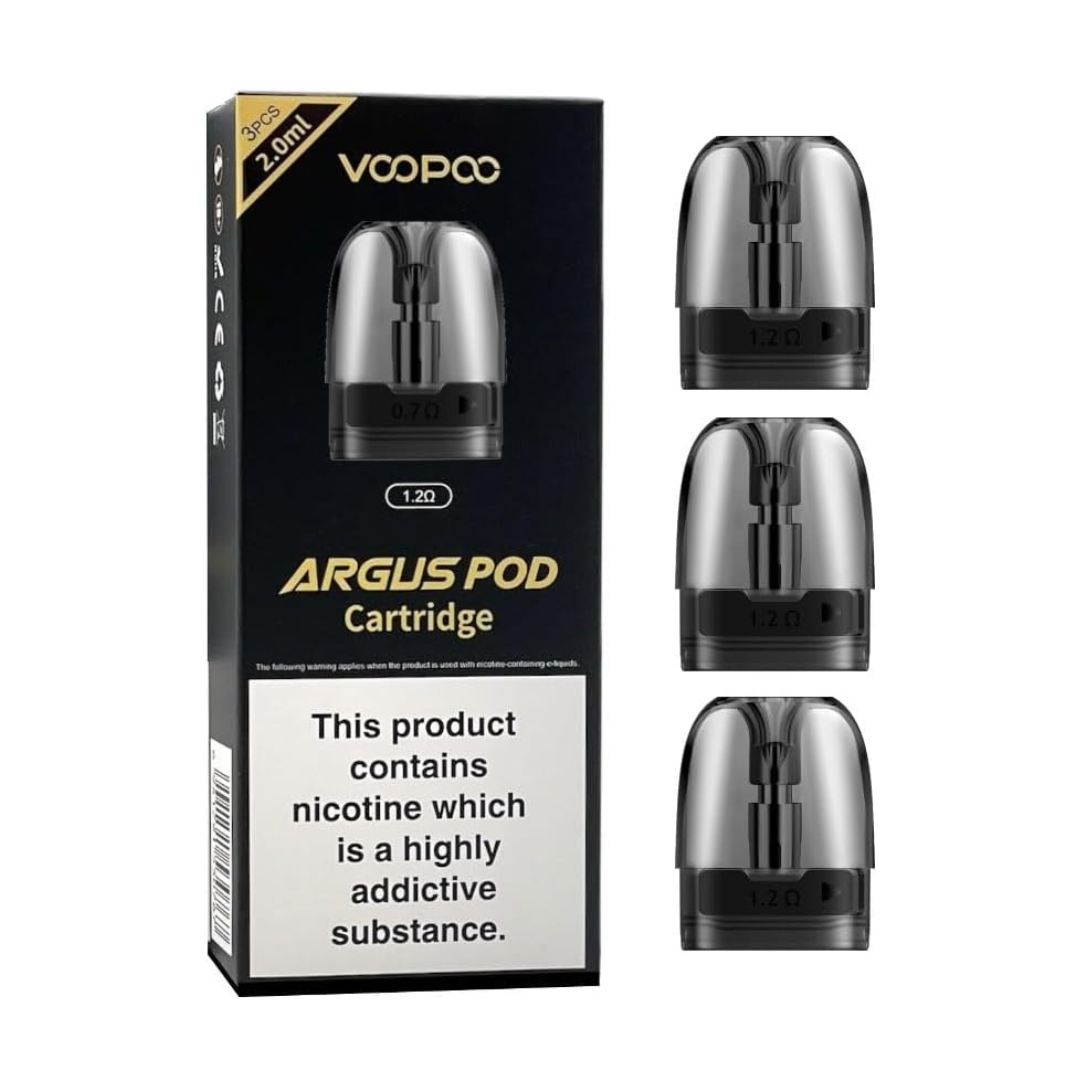 VOOPOO ARGUS P1, ARGUS Z, ARGUS G, ARGUS POD 0.7 OHM CARTRIDGE - PACK OF 6
