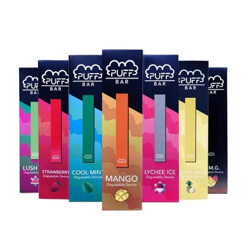 PUFF BAR 300 PUFFS DISPOSABLE-PACK OF 10