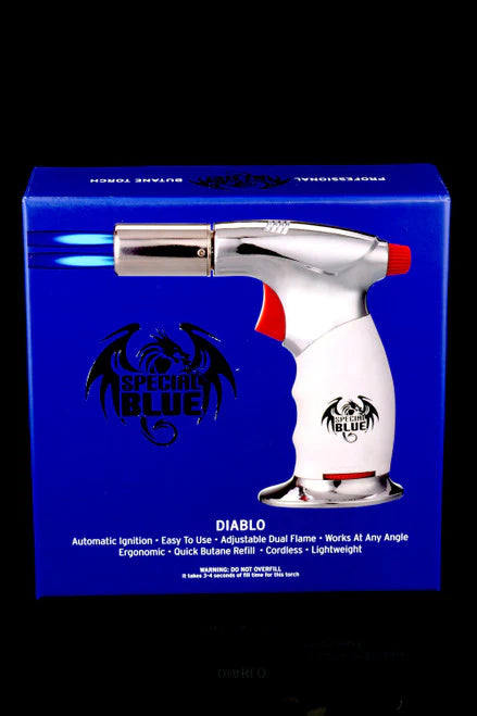 SPECIAL BLUE DUAL FLAME DIABLO TORCH