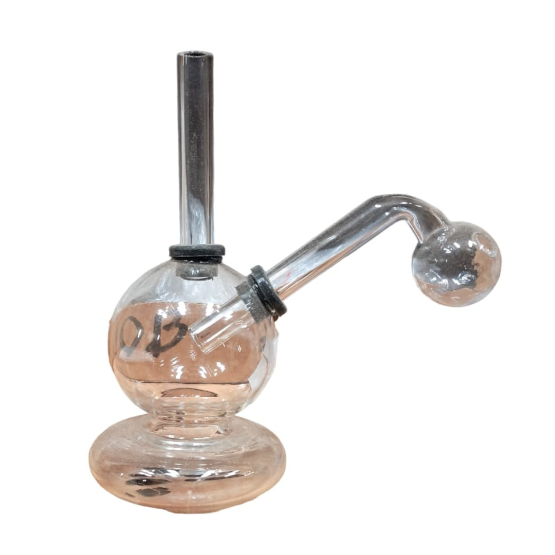 4 INCHES GLASS OIL BURNER BONG WATER PIPE