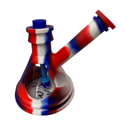 5 INCHES SILICONE BONG WATERPIPE ASSORTED COLORS