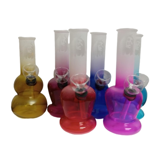 5 INHCES BOB MARLEY WATER PIPE | ASSORTED - JAR OF 22