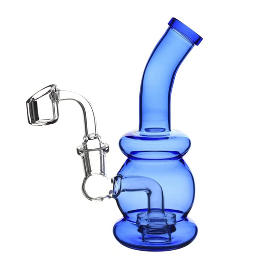 7 INCHES PERCOLATOR BONG GLASS WATER PIPE - ASSORTED COLORS