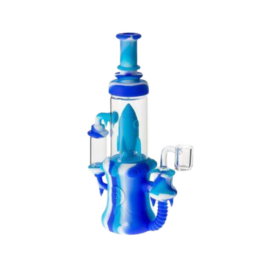 9 INCHES SILICONE ROCKET WATER PIPE - ASSORTED