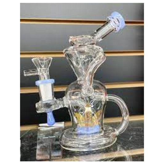 ALEAF 6 INCHES BANGER HANGER DAB RIG GLASS WATER PIPE - ASSORTED