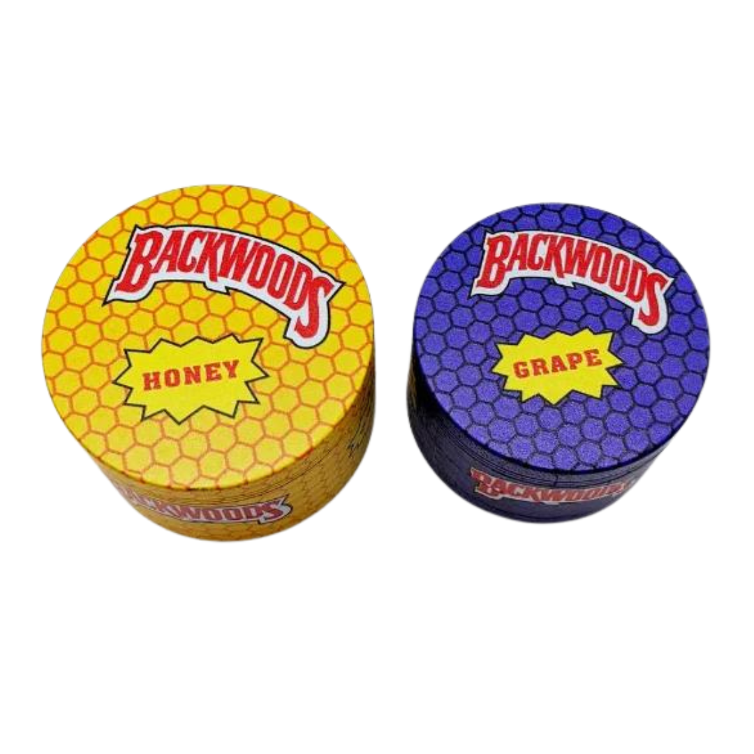 BACKWOODS GRAPE AND HONEY 2.5 INCHES GRINDERS WITH SCREEN