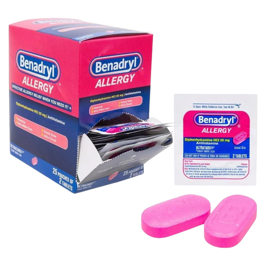 BENADRYL ALLERGY RELIEF 25MG - PACK OF 25