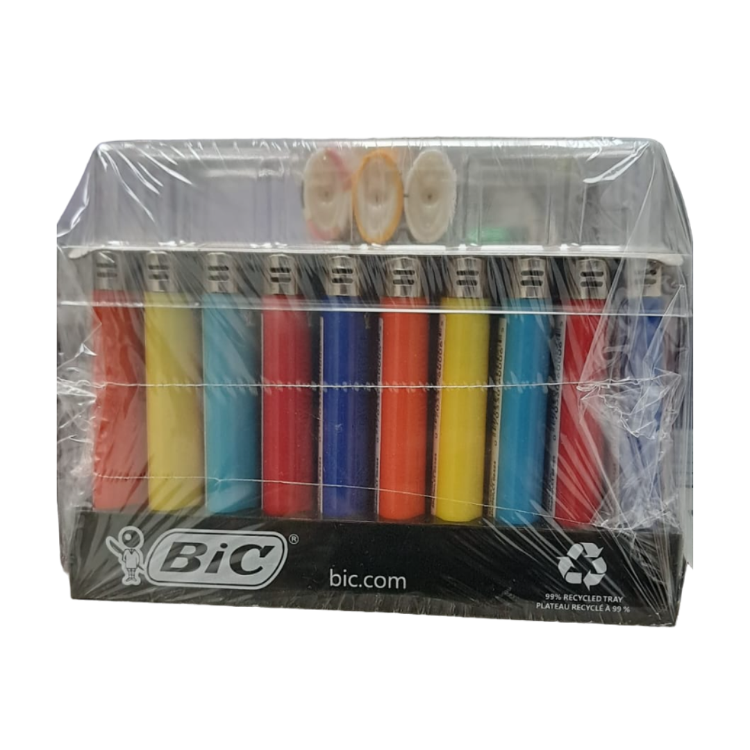 BIC CLASSIC LIGHTERS + 3 BONUS SPECIAL EDITION LIGHTERS | ASSROTED COLORS - PACK OF 50