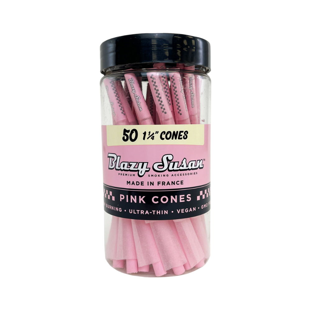 BLAZY SUSAN PINK CONES 11/4 CONES - PACK OF 50