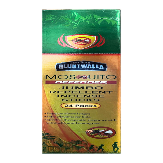 BLUNTWALLA MOSQUITO DEFENDER JUMBO INCENSE STICKS - PACK OF 24