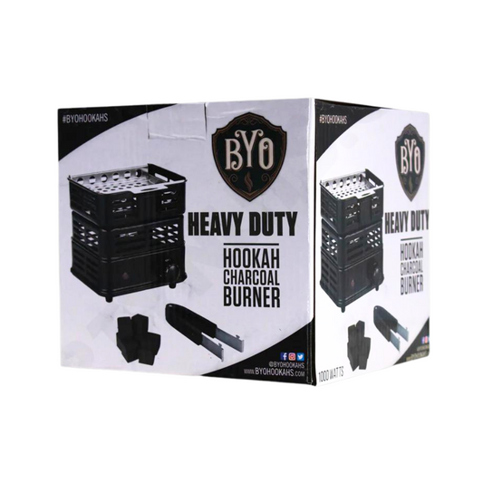 BYO HEAVY DUTY 1000 WATT HOOKAH CHARCOAL BURNER | ASSORTED COLORS