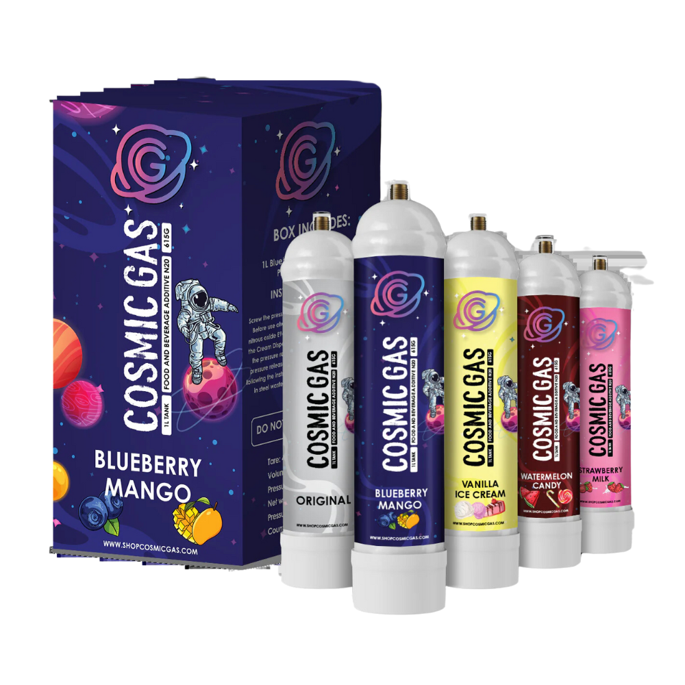 COSMIC GAS 1L FOOD AND BEVERAGES ADDITIVE N20 615G - PACK OF 4