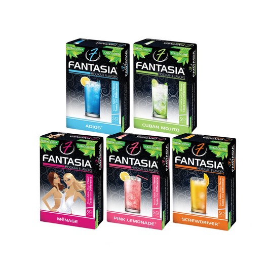 FANTASIA SHISHA HOOKAH FLAVORED 50 GRAM TOBACCO - PACK OF 10