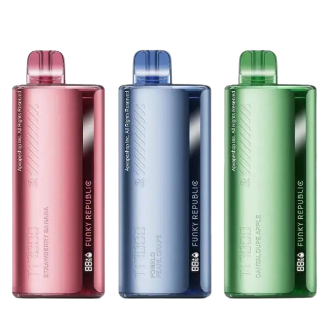 FUNKY REPUBLIC 7000 PUFFS DISPOSABLE VAPE - PACK OF 5