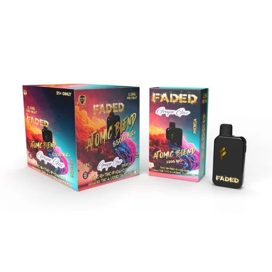 FADED ATOMIC BLEND 5500 MG DISPOSABLE - PACK OF 6