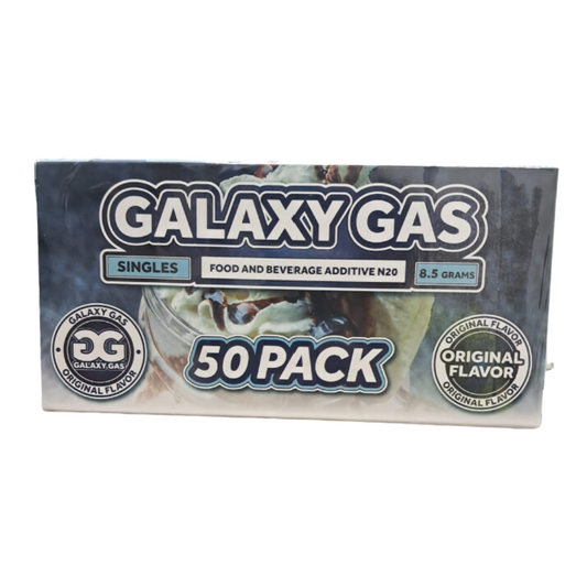 GALAXY GAS SINGLES 8.5 GRAMS CREAM CHARGERS | PACK OF 50 - PACK OF 12