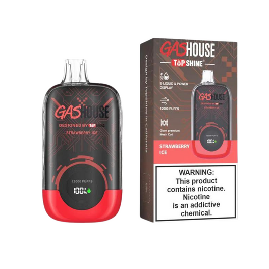 GASHOUSE TOP SHINE 12000 PUFFS DISPOSABLE VAPE - PACK OF 10