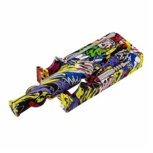 GRAFFITI GANG SILICONE NECTAR COLLECTOR KIT - ASSORTED COLORS