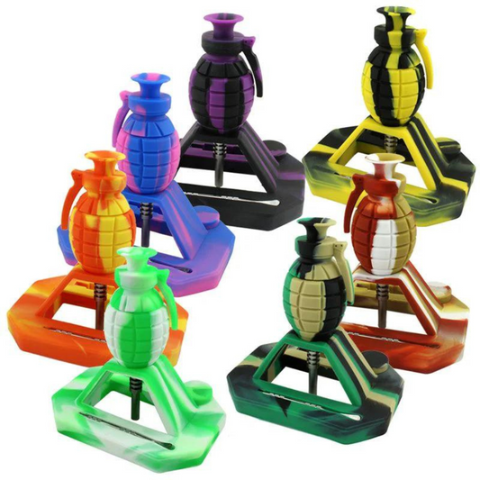 GRENADE SHAPED SILICONE NECTAR COLLECTOR KIT ASSORTED