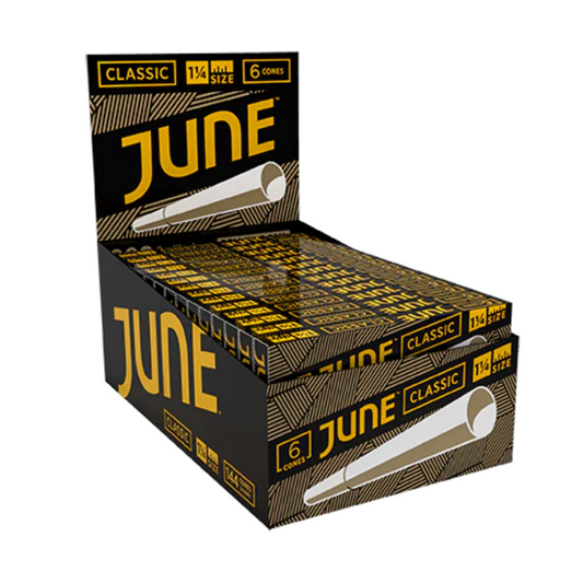 JUNE CLASSIC PRE ROLLED 11/4 CONES - PACK OF 24