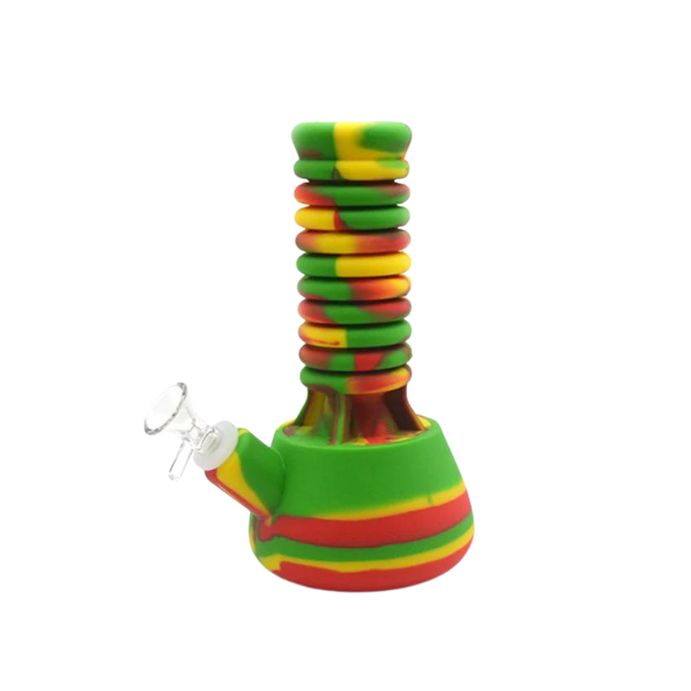 KANDY WATER PIPE SILICONE 8 W/SPRINGER NECK