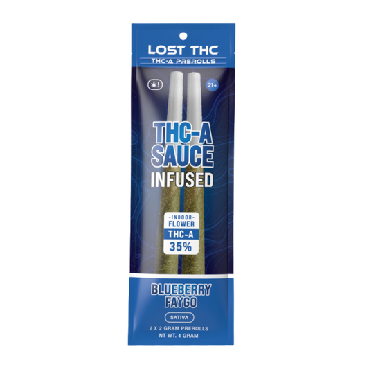 LOST THC (2) 2G THC - A SAUCE INFUSED PRE-ROLLS - PACK OF 10