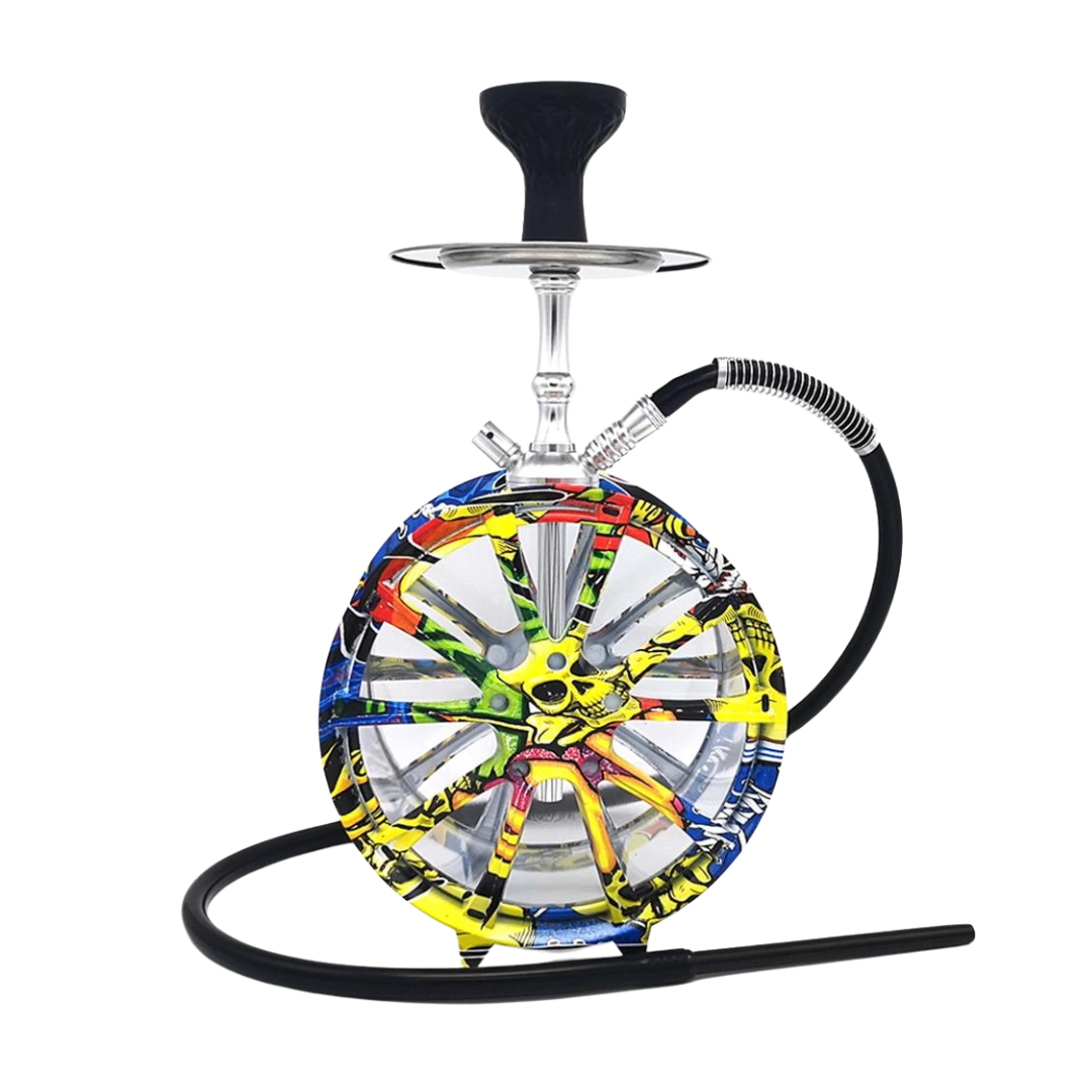 MUTLICOLOR WHEEL SHAPED HOOKAH (H3)