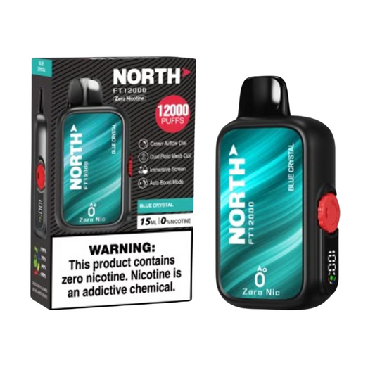 NORTH FT12000 0% NIC DISPOSABLE VAPE - PACK OF 10