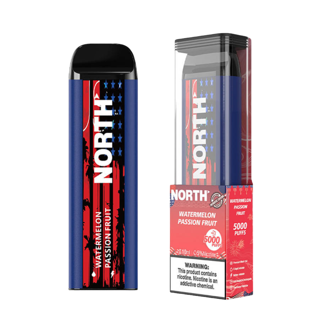 NORTH 5000 PUFFS PATRIOTIC EDITION DISPOSABLE VAPE - PACK OF 10