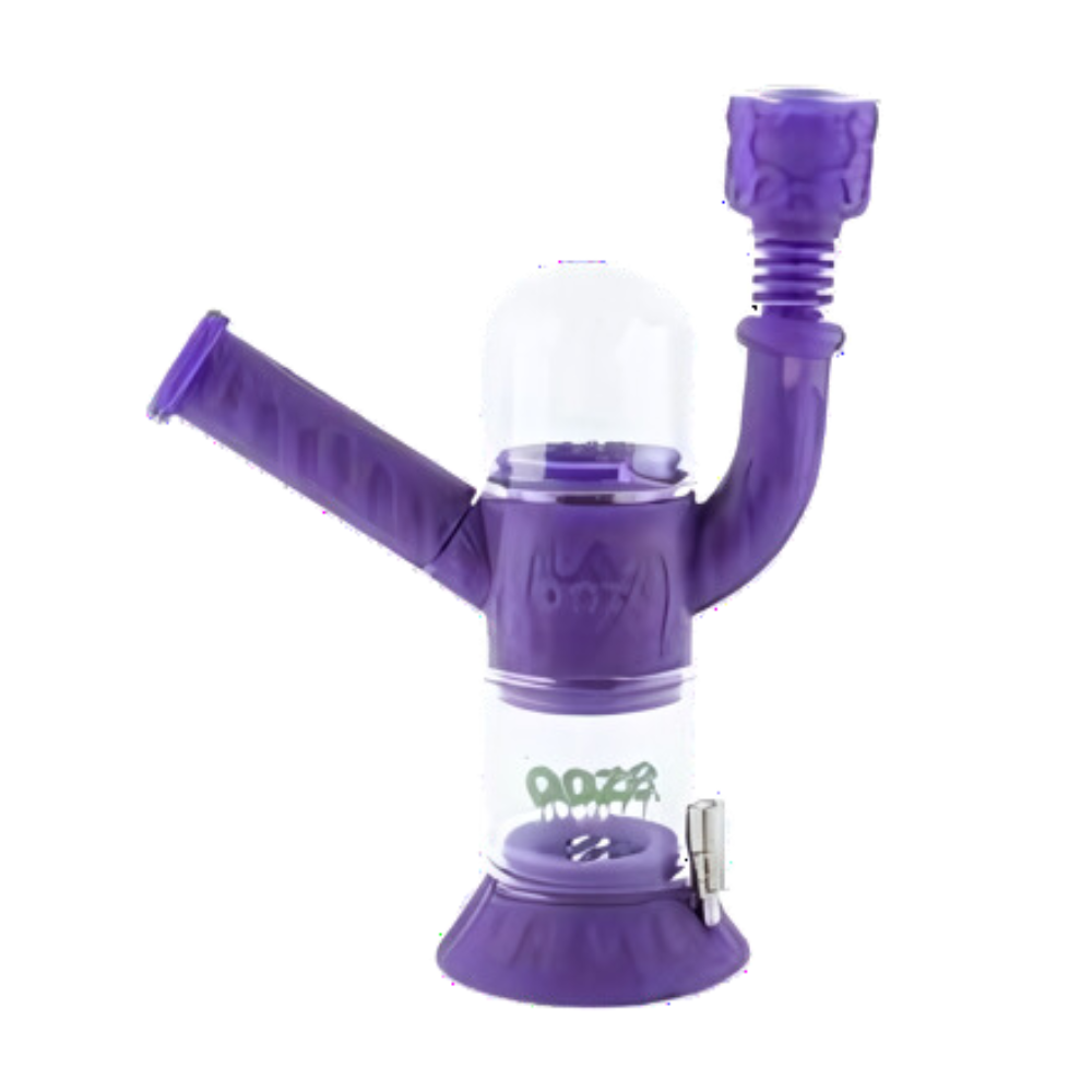 OOZE CRANIUM SILICONE WATER PIPE, DAB RIG & DAB STRAW2