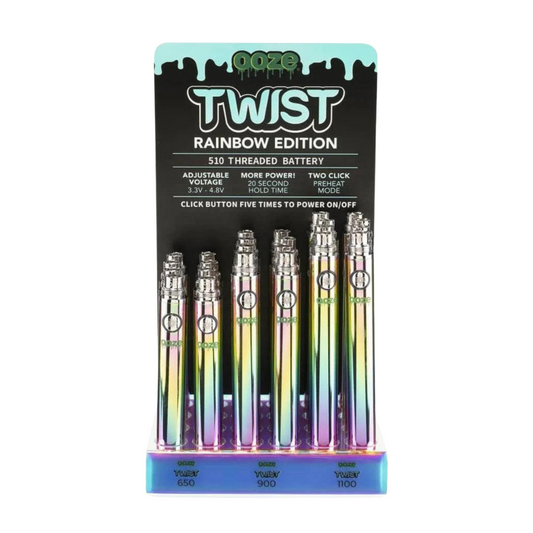 OOZE TWIST 510 THREADED BATTERY - PACK OF 24