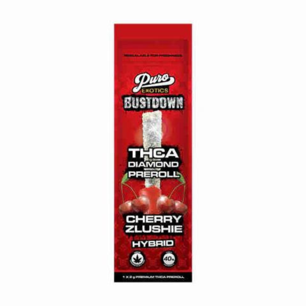 PURO EXOTICS BUSTDOWN THCA 2G DIAMOND PREROLL - PACK OF 10