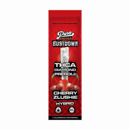 PURO EXOTICS BUSTDOWN THCA 2G DIAMOND PREROLL - PACK OF 10