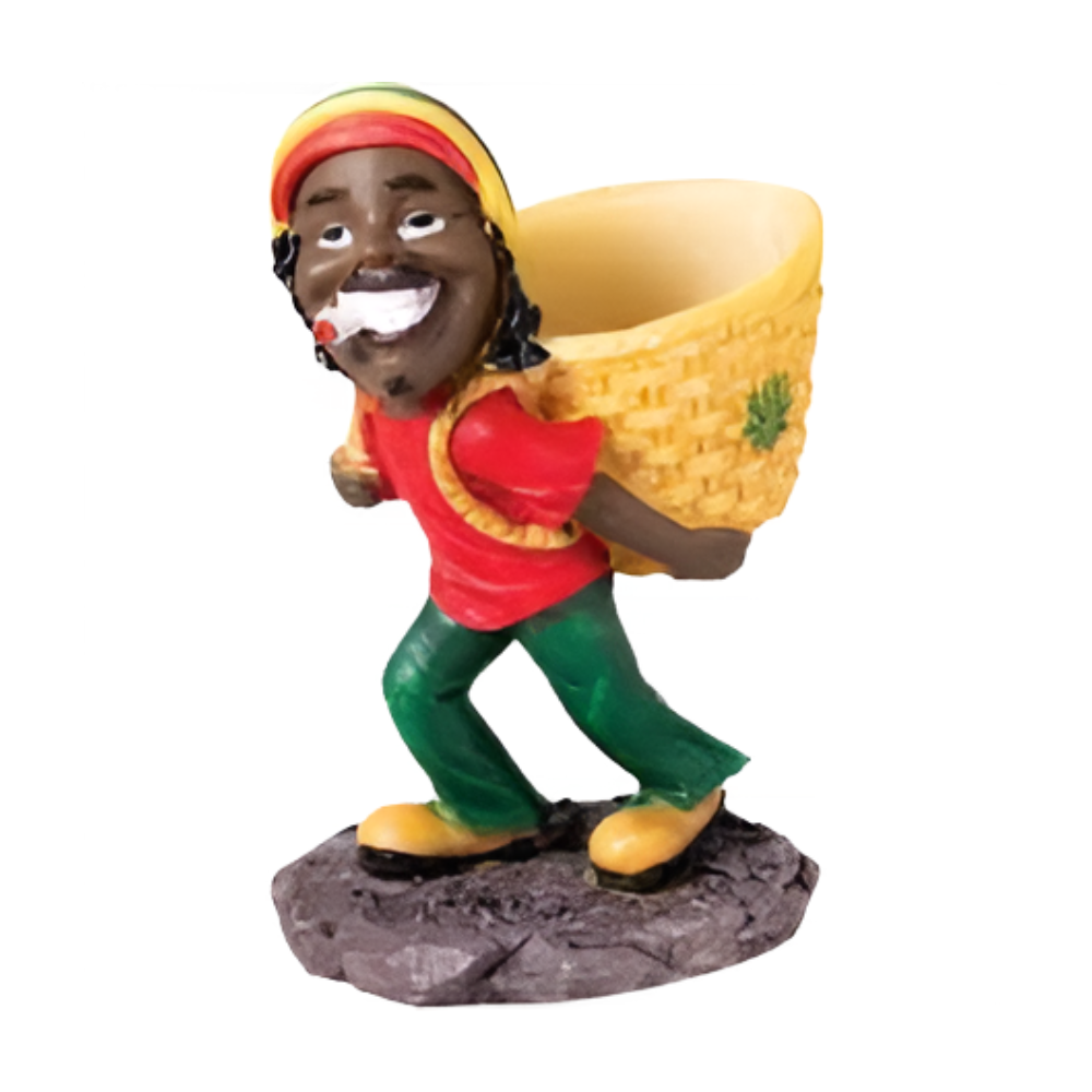 RASTA JAMAICAN MAN CIGARETTE ASHTRAY