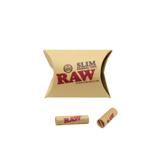 RAW SLIM HERBAL PREROLLED TIPS - PACK OF 21