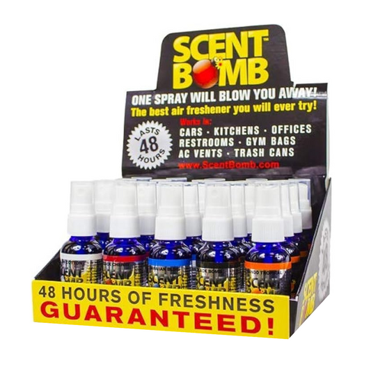 SCENT BOMB AIR FRESHENER SPRAY COUNT OF 20 BOTTLES