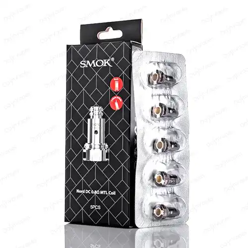 SMOK NORD DC 0.8 OHM MTL COIL 1 COUNT - PACK OF 5