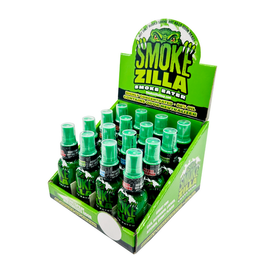 SMOKE ZILLA SMOKE EATER SPRAY ASSORTED - PACK OF 16