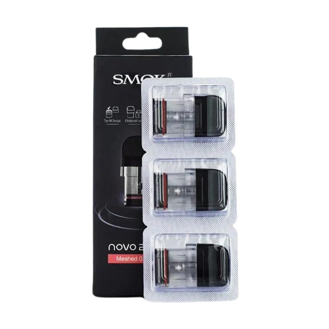 SMOK MESHED 0.8OHM MTL NOVO 2X POD - PACK OF 3 1CT