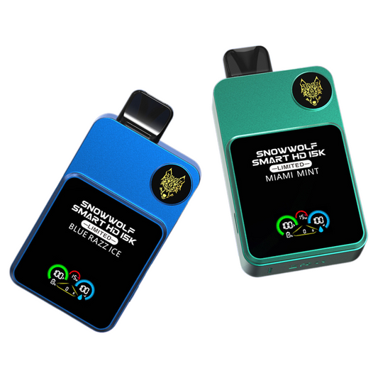 SNOWWOLF SMART HD LIMITED 15000 PUFFS DISPOSABLE VAPE - PACK OF 5