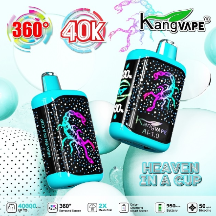 KANGVAPE 40000 PUFFS DISPOSABLE VAPE- DISPLAY OF 5